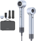 GOKOCO Secador de Cabelo 5 em 1 Conjunto, 1400W Alta Velocidade 110000 Rpm, Kit Modelador Liso e Cacheado com Bocal Magnético BIVolt
