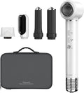 GOKOCO Secador de Cabelo 5 em 1 Conjunto, 1400W Alta Velocidade 110000 Rpm, Kit Modelador Liso e Cacheado com Bocal Magnético BIVolt